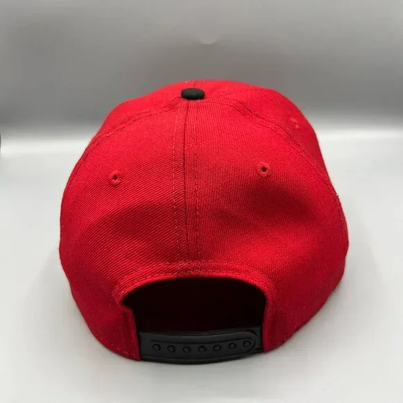 Air Jordan Hat‎ Men Red Embroidered Black Logo 9Fifty New Era Snap Back Cap